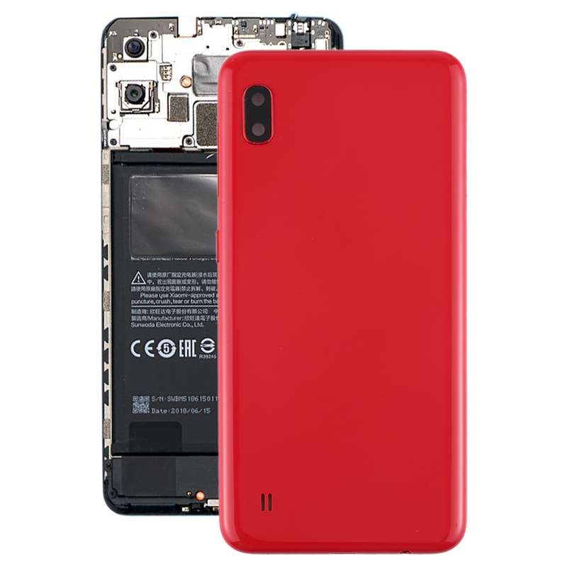 For Galaxy A10 SM-A105F/DS, SM-A105G/DS Battery Back Cover with Camera Lens & Side Keys (Black)
