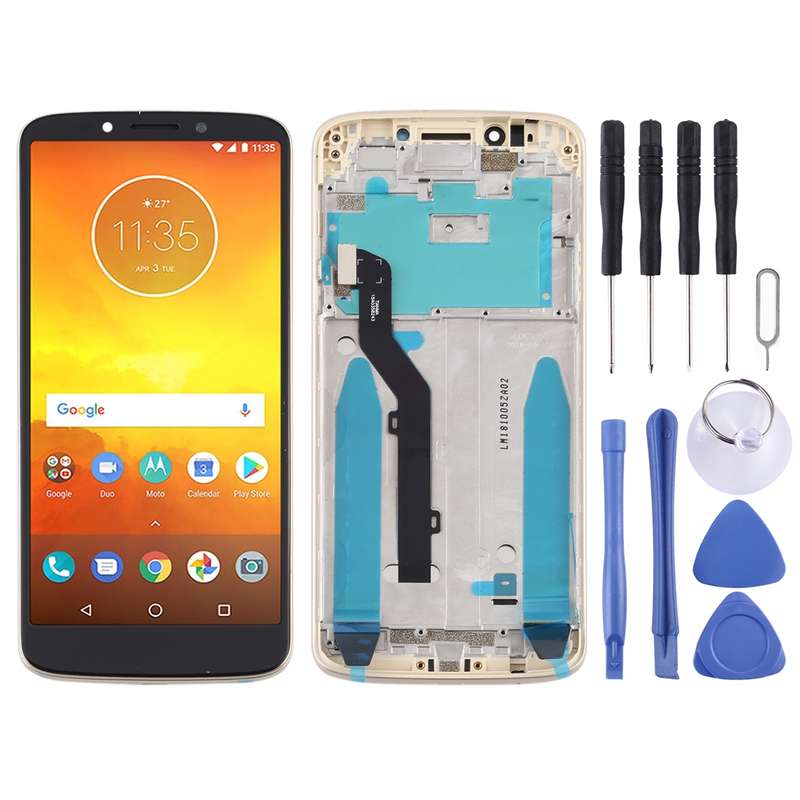 TFT LCD Screen for Motorola Moto E5/ G6 Play(Brazil)Digitizer Full Assembly with Frame(Grey)