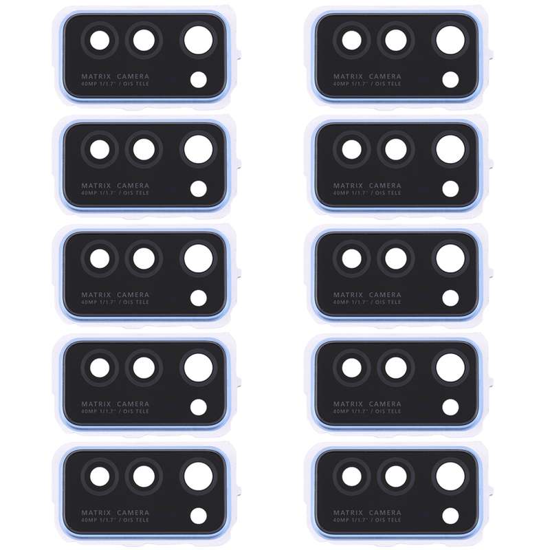 For Huawei Honor V30 10pcs Camera Lens Cover (Black)