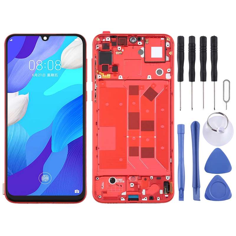 Original OLED LCD Screen for Huawei Nova 5 Pro Digitizer Full Assembly with Frame(Black)