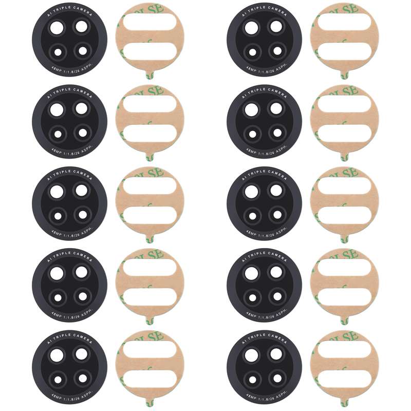 For Huawei Y9a / Enjoy 20 Plus 5G 10pcs Back Camera Lens