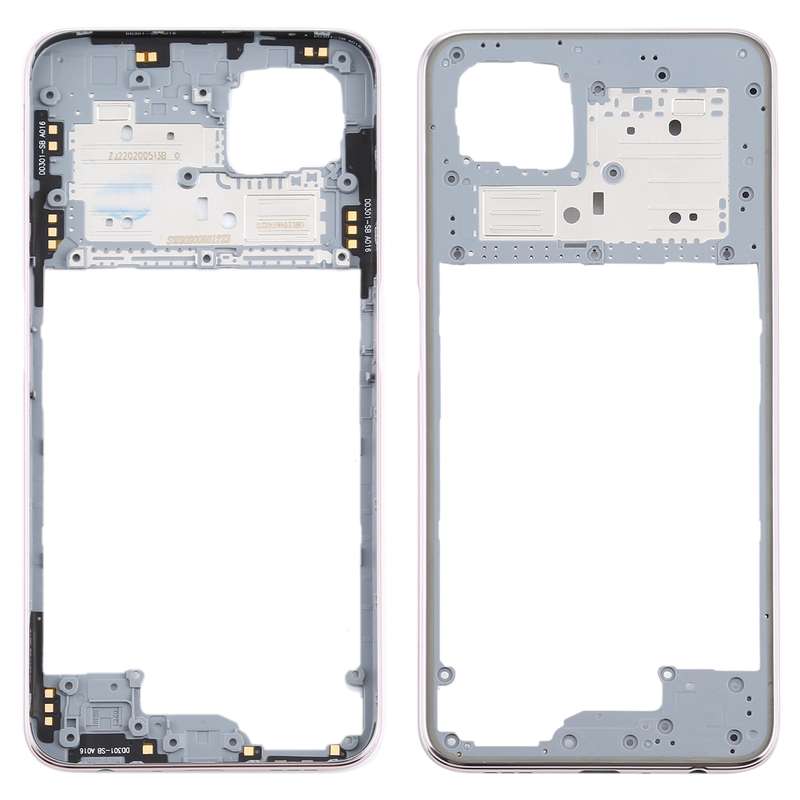 For OPPO A92s/Reno4 Z 5G PDKM00 Middle Frame Bezel Plate (Pink)