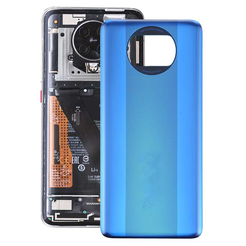 Original Battery Back Cover for Xiaomi Poco X3 / Poco X3 NFC M2007J20CG / M2007J20CT(Black)