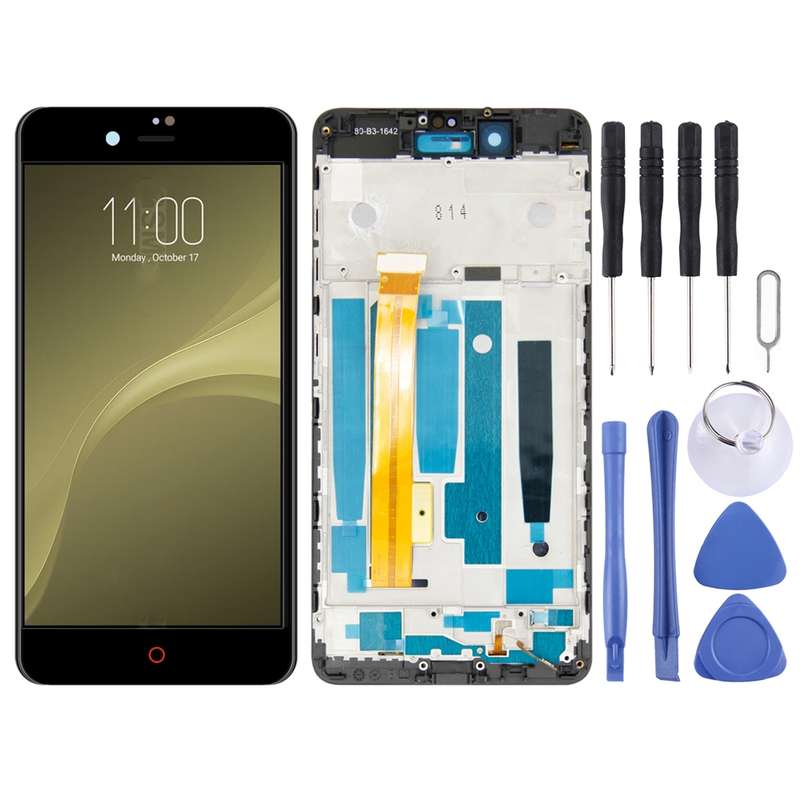 OEM LCD Screen for ZTE Nubia Z11 Mini S NX549J Digitizer Full Assembly with FrameBlack)