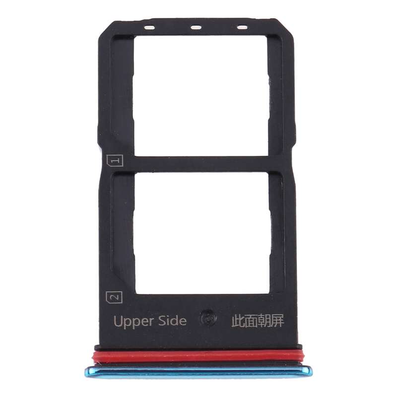 For Vivo Y70s V2002A SIM Card Tray + SIM Card Tray (Black)
