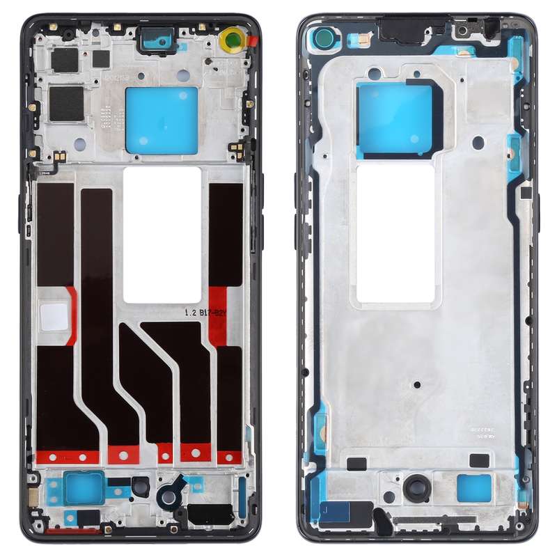 For OPPO Reno5 Pro 5G PDSM00, PDST00, CPH2201 Original Front Housing LCD Frame Bezel Plate (Blue)