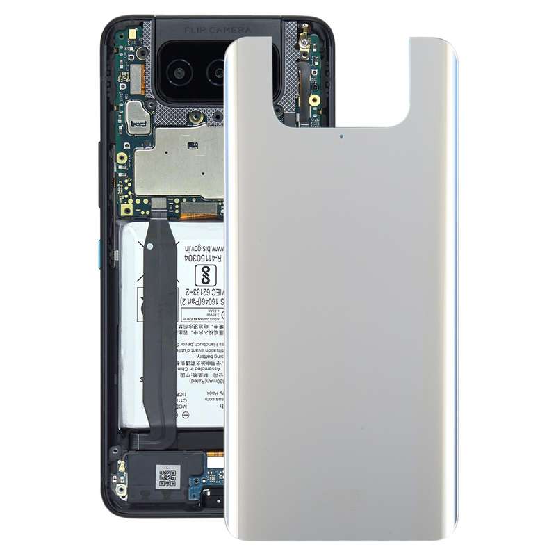 Glass Battery Back Cover for Asus Zenfone 7 ZS670KS(Black)