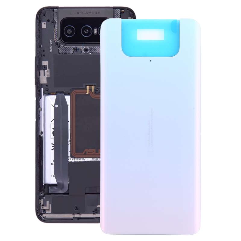 Glass Battery Back Cover for Asus Zenfone 7 ZS670KS(Black)