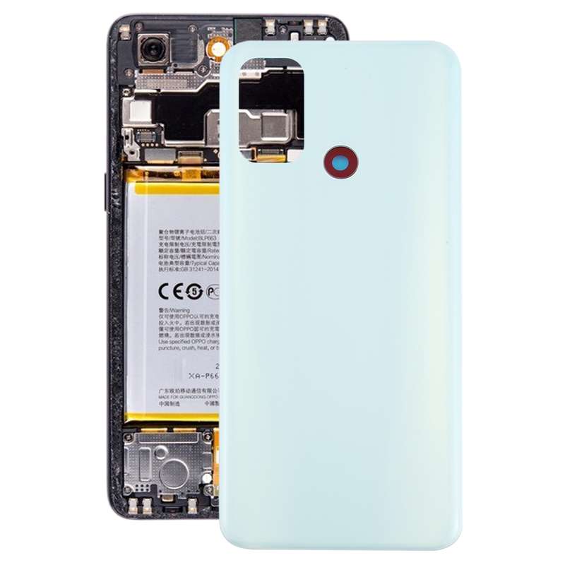 For OPPO A53 2020 / A53 4G / A53s / A32 4G / A33 2020 CPH2127 Battery Back Cover (Blue)