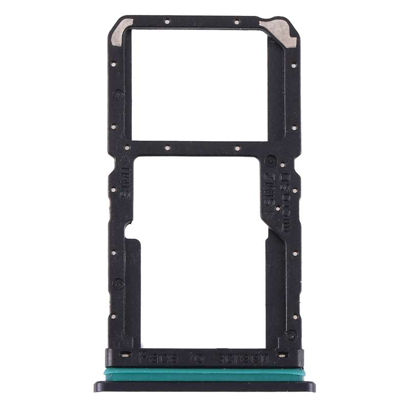 For OPPO Reno2 PCKM70 PCKT00 PCKM00 CPH1907 SIM Card Tray + SIM Card Tray / Micro SD Card Tray (Gre