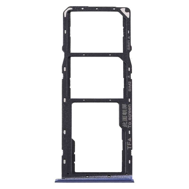 For OPPO Realme C11 RMX2185 SIM Card Tray + SIM Card Tray + Micro SD Card Tray (Grey)