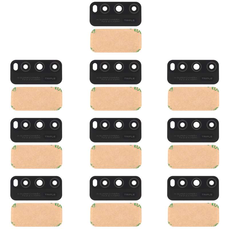 For vivo Y30 (China) V2034A / vivo Y30g V2066BA / vivo Y30 Standard 10pcs Back Camera Lens