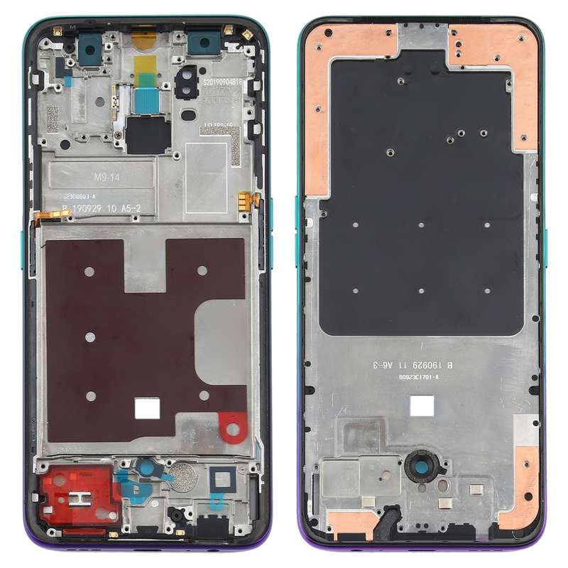 For OPPO Reno2 Z/Reno2 F PCKM70 PCKT00 CPH1945 CPH1951 CPH1989 Front Housing LCD Frame Bezel Plate (
