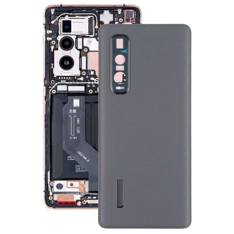 For OPPO Find X2 Pro CPH2025 PDEM30 Original Leather Material Battery Back Cover(Green)