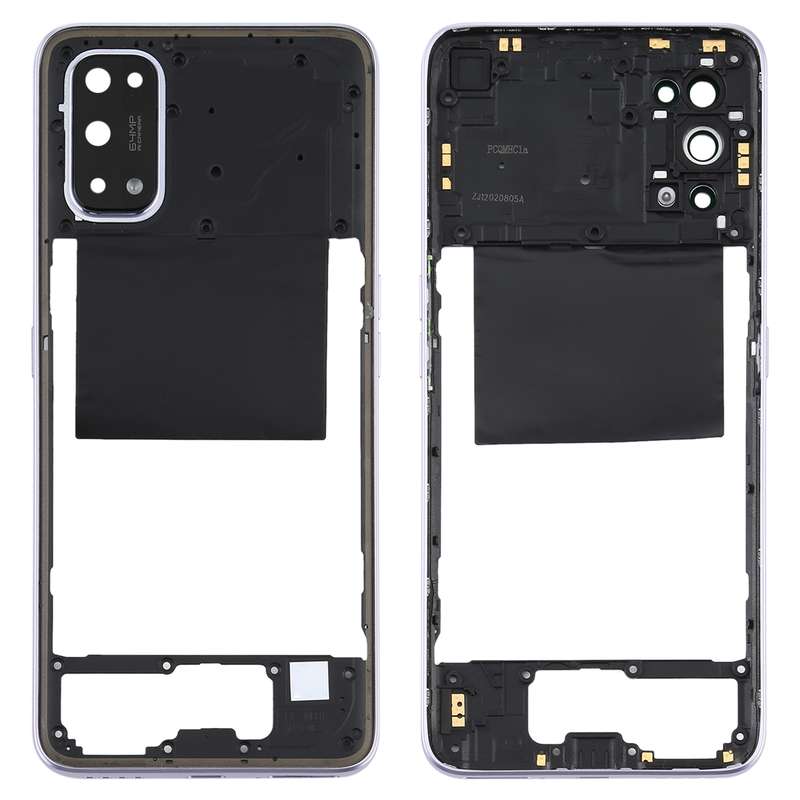 For OPPO Realme X7 Back Housing Frame (White)