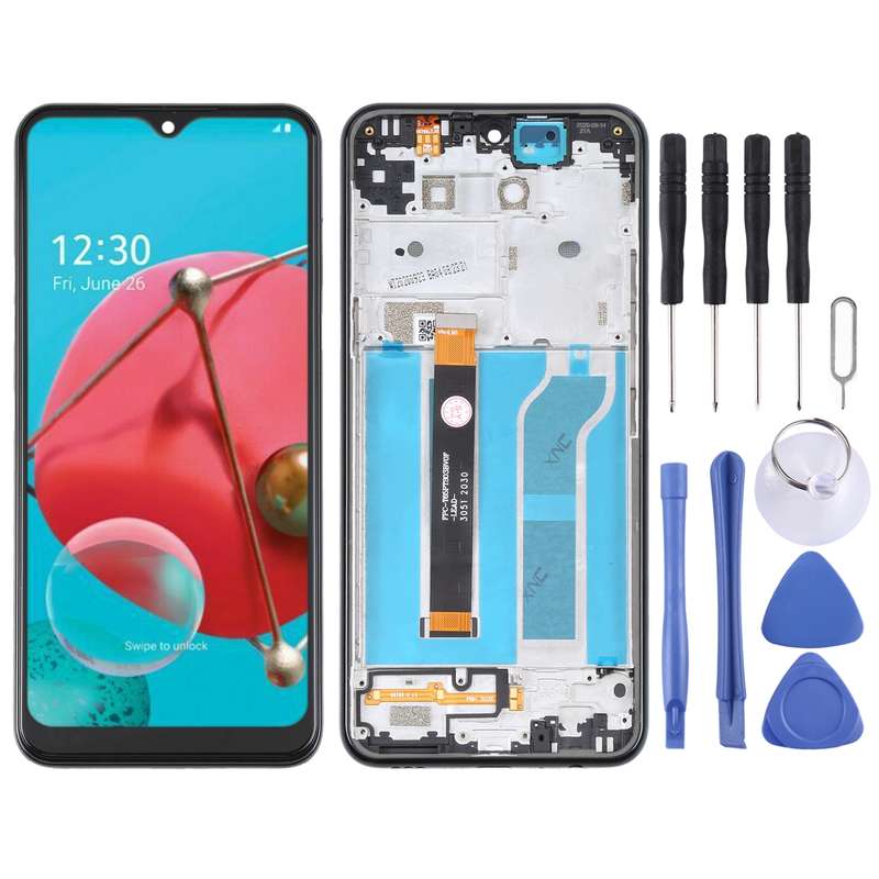 TFT LCD Screen for LG K51 LM-Q510N with Digitizer Full Assembly(Black)