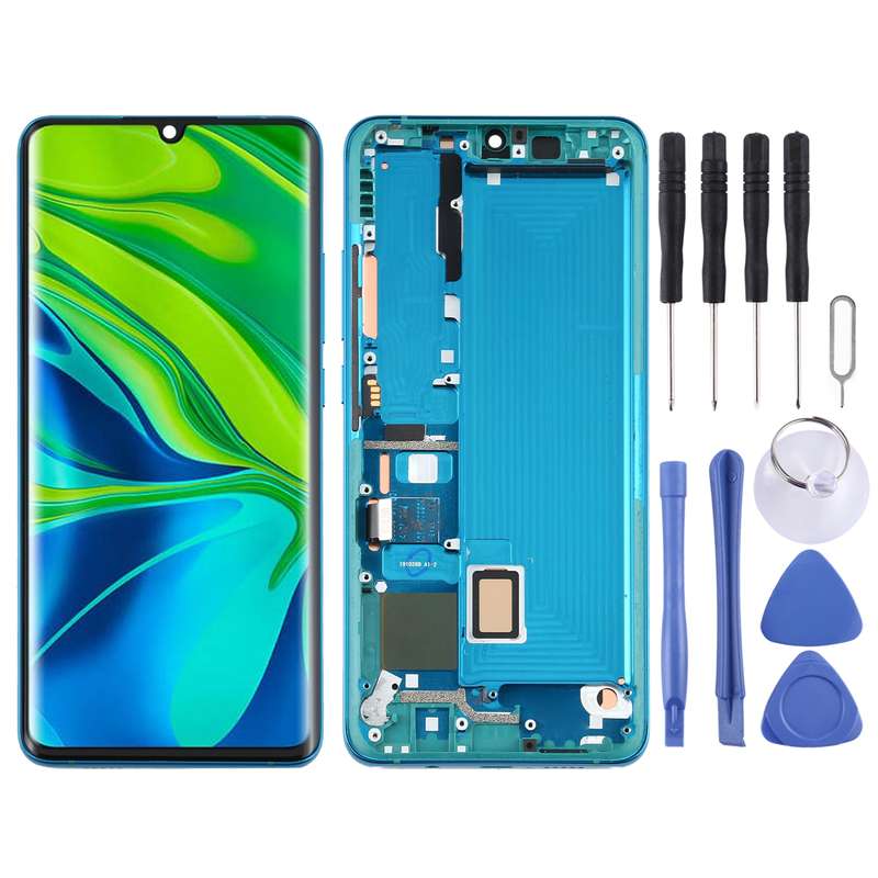 Original LCD Screen and Digitizer Full Assembly With Frame for Xiaomi Mi CC9 Pro / Mi Note 10 / Mi N