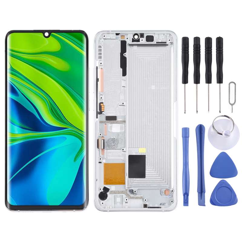 Original LCD Screen and Digitizer Full Assembly With Frame for Xiaomi Mi CC9 Pro / Mi Note 10 / Mi N