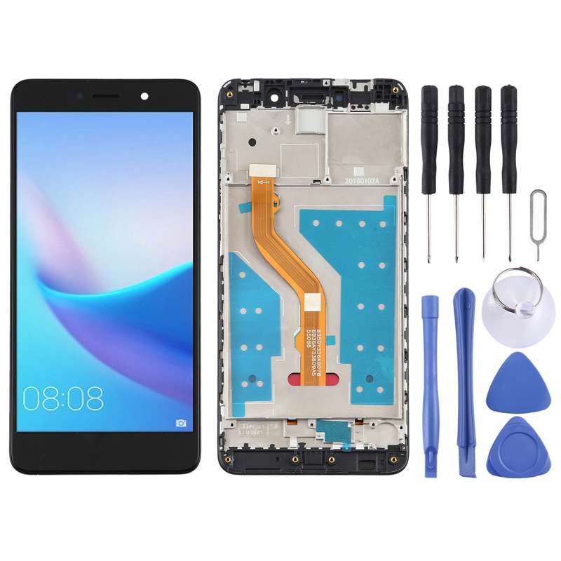 OEM LCD Screen for Huawei Enjoy 7 Plus/Y7 Prime Digitizer Full Assembly with Frame (White)