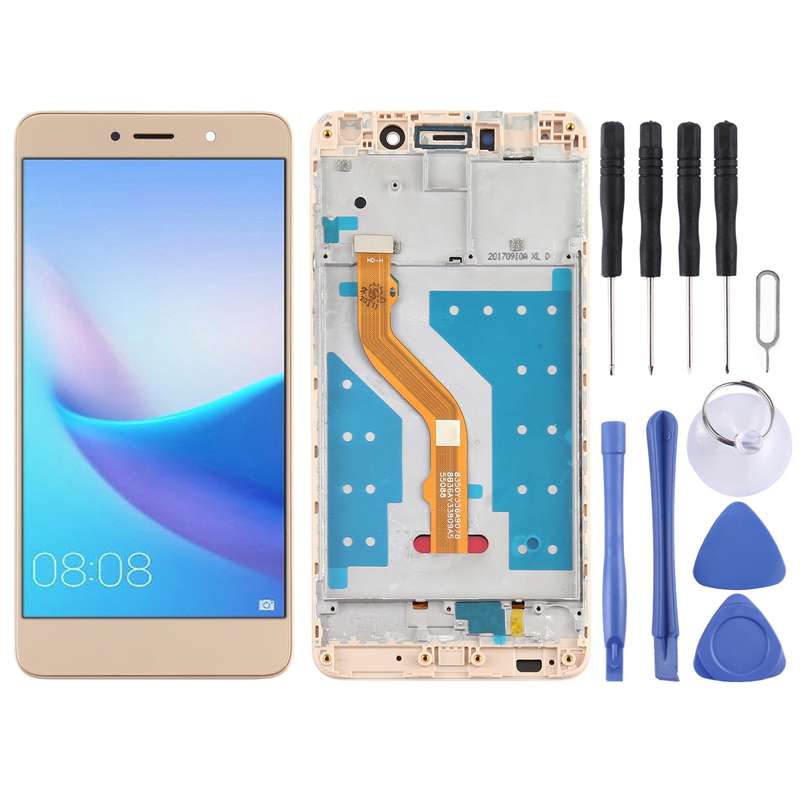 OEM LCD Screen for Huawei Enjoy 7 Plus/Y7 Prime Digitizer Full Assembly with Frame (White)