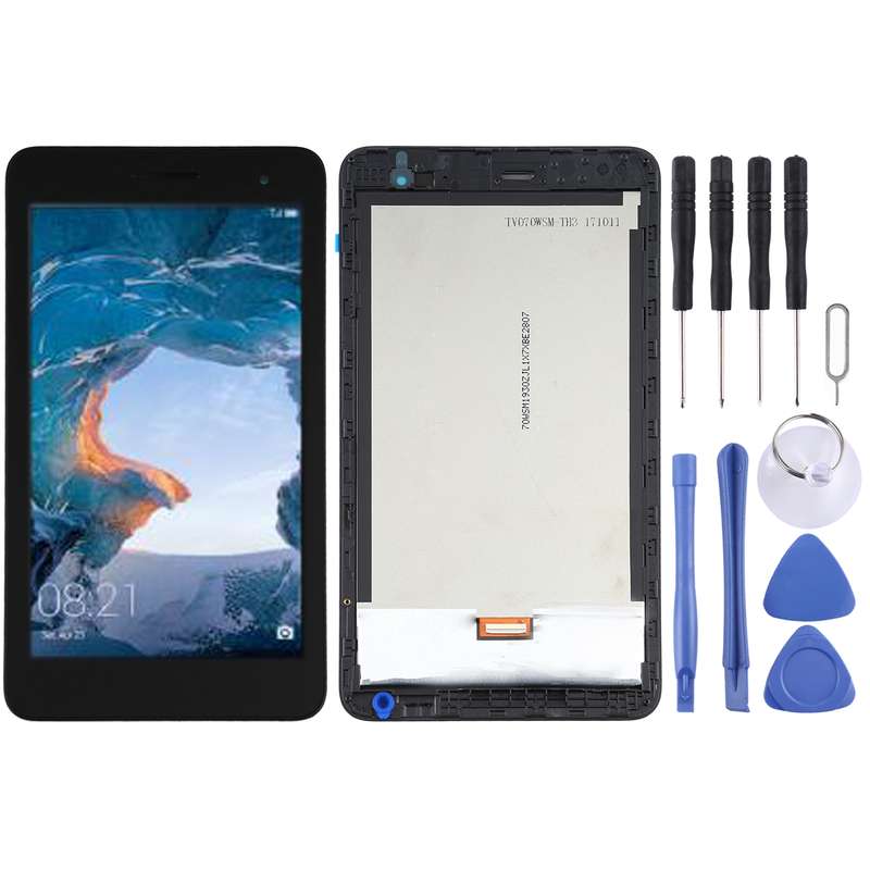 OEM LCD Screen for Huawei MediaPad T2 7.0 BGO-DL09/BGO-L03 Digitizer Full Assembly with Frame (Black