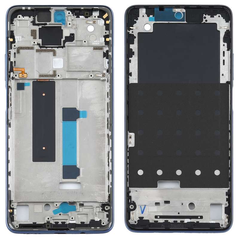 Original Front Housing LCD Frame Bezel Plate for Xiaomi Mi 10T Lite 5G M2007J17G (Black)