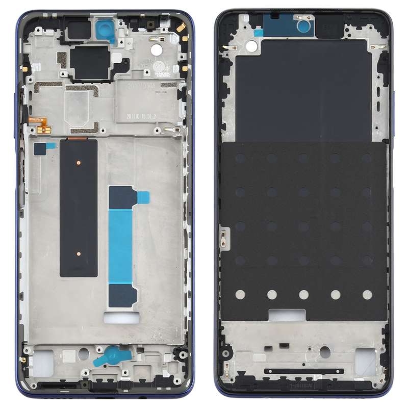 Original Front Housing LCD Frame Bezel Plate for Xiaomi Redmi Note 9 Pro 5G M2007J17C(Green Lake)