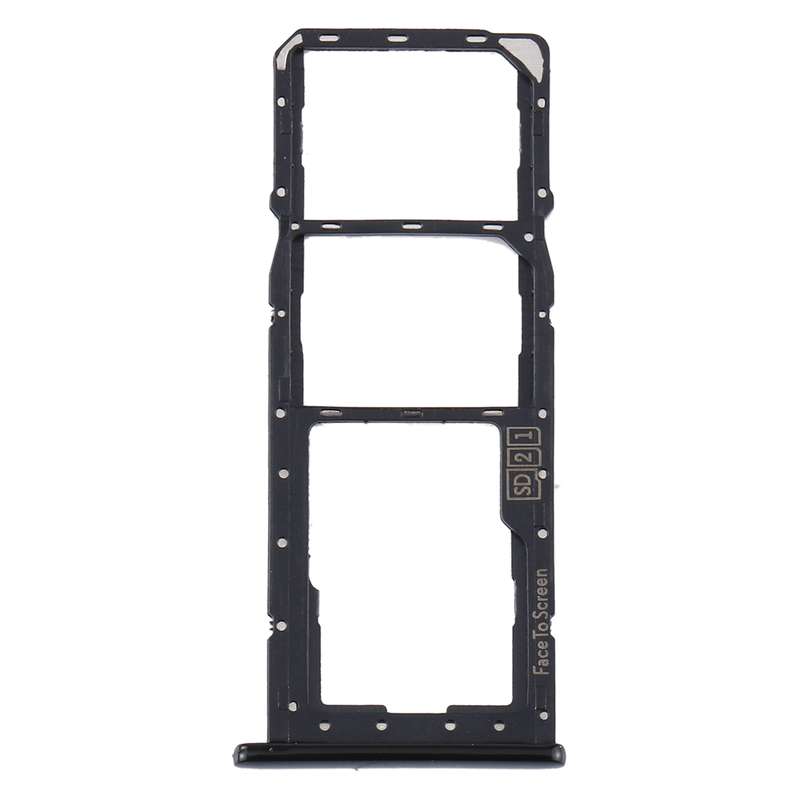 SIM Card Tray + SIM Card Tray + Micro SD Card Tray for Motorola One (P30 Play) XT1941(Silver)