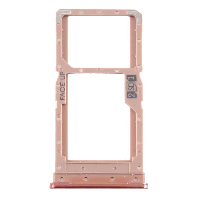 SIM Card Tray + SIM Card Tray / Micro SD Card Tray for Motorola Moto G9 Plus XT2087-1(Blue)