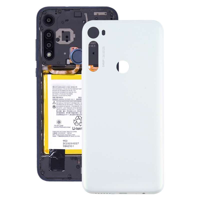 Original Battery Back Cover for Motorola Moto One Fusion Plus PAKF0002IN (Blue)