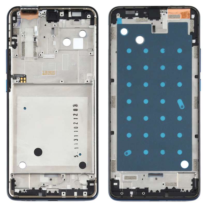 Front Housing LCD Frame Bezel Plate for Motorola One Hyper XT2027 XT2027-1 (Orange)