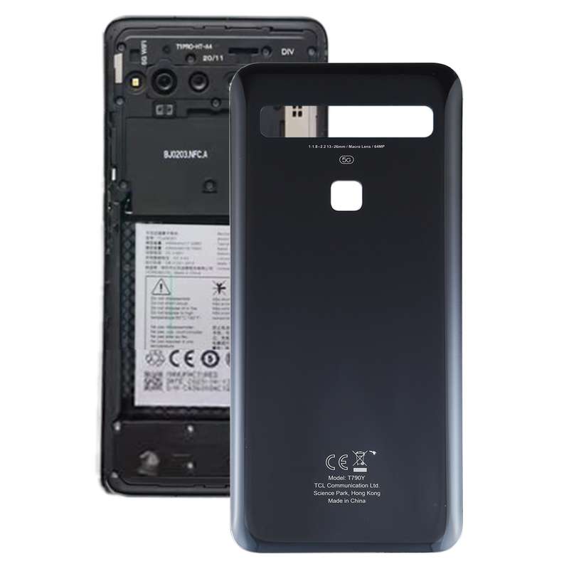 Original Battery Back Cover for TCL 10 5G T790Y T790H(Blue)