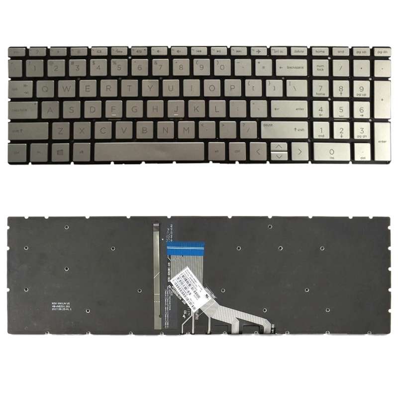 US Version Keyboard with Keyboard Backlight for HP 15-DA 15-DA0002DX 15-DA0008CA 15-DB 15-DB0003CA T