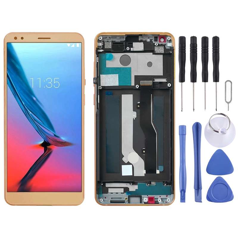 OEM LCD Screen for ZTE Blade V9 V0900 Digitizer Full Assembly with FrameGold)