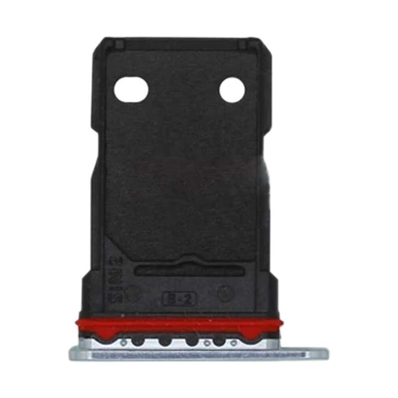 For OnePlus 8T KB2001 KB2000 KB2003 KB2005 KB2007 SIM Card Tray + SIM Card Tray (Silver)