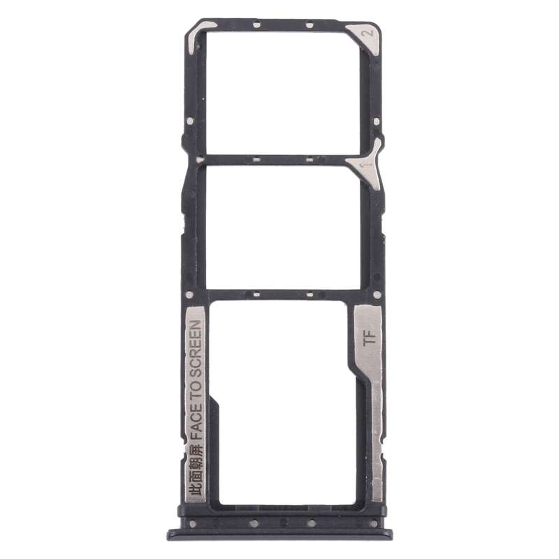 SIM Card Tray + SIM Card Tray + Micro SD Card Tray for Xiaomi Poco M3 M2010J19CG M2010J19CI (Blue)