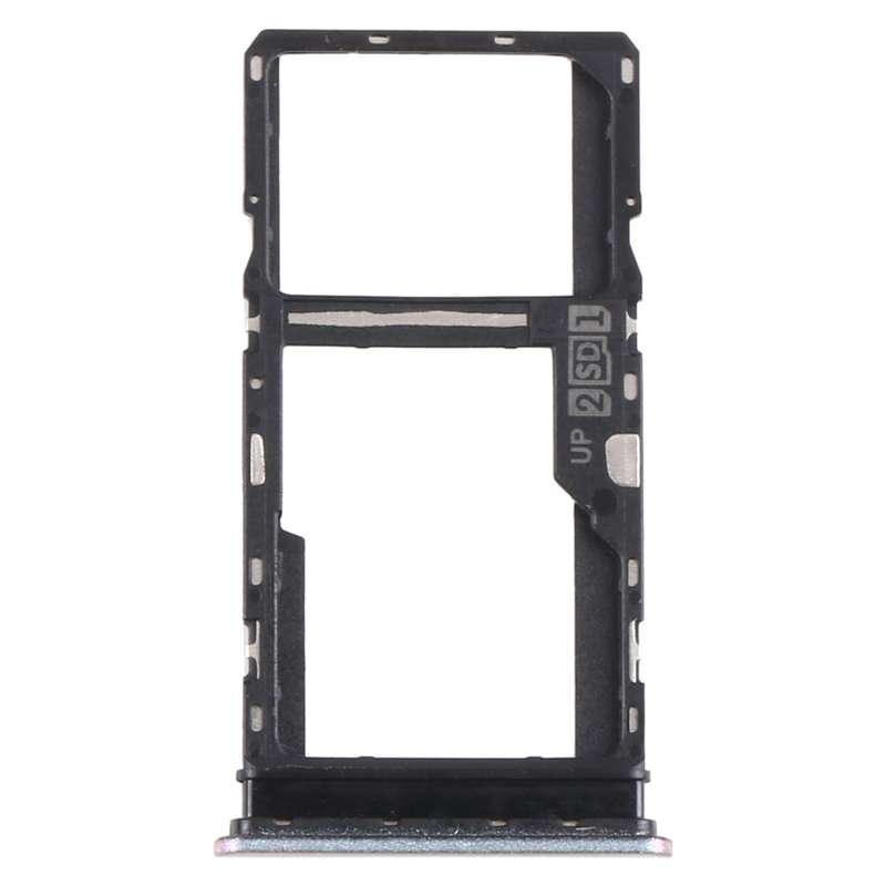 SIM Card Tray + SIM Card Tray / Micro SD Card Tray for Motorola Moto G10 XT2127-2 (Black)