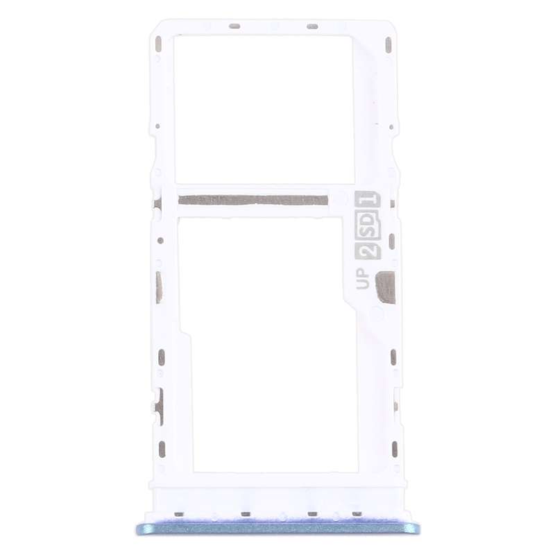 SIM Card Tray + SIM Card Tray / Micro SD Card Tray for Motorola Moto G10 XT2127-2 (Black)
