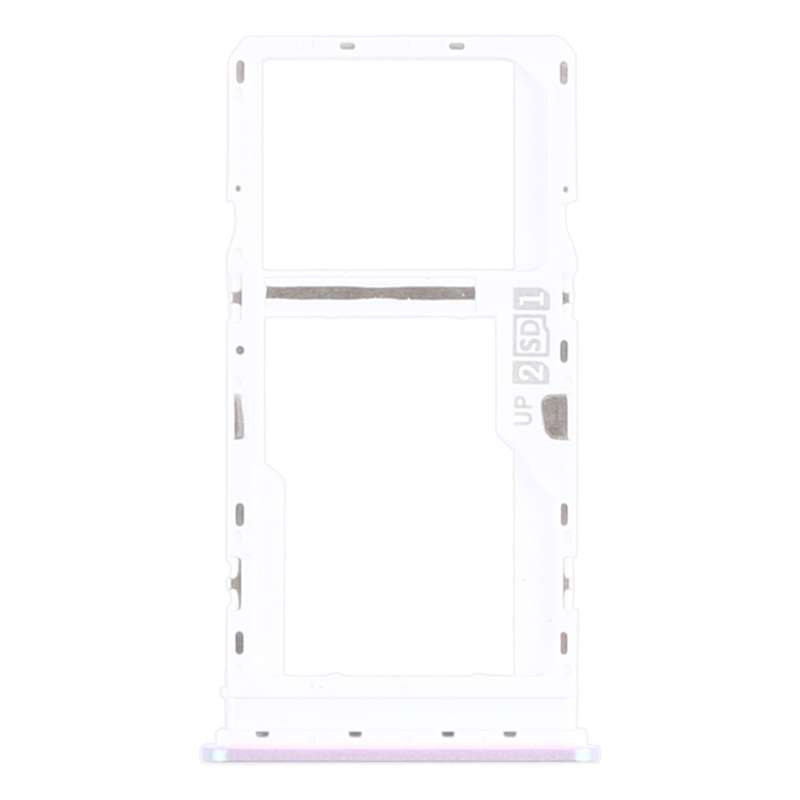 SIM Card Tray + SIM Card Tray / Micro SD Card Tray for Motorola Moto G10 XT2127-2 (Black)