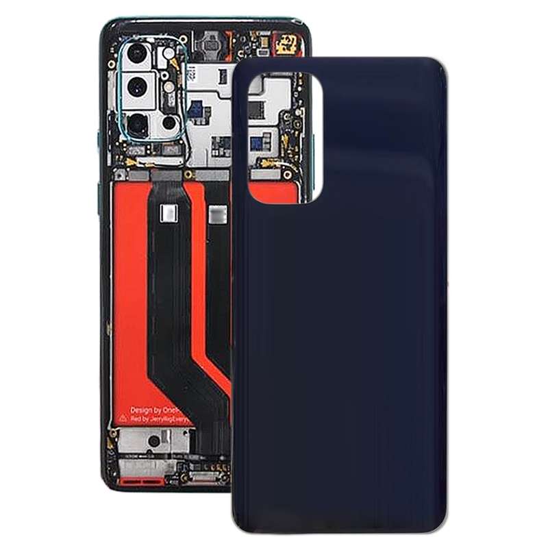 For OnePlus 9 Glass Battery Back Cover (Blue)