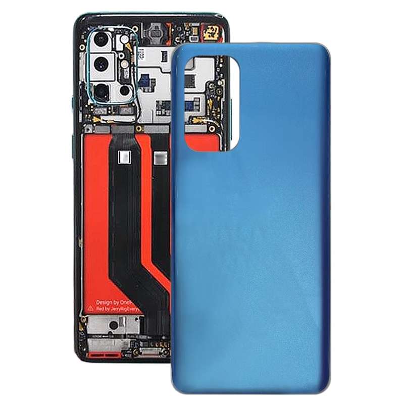 For OnePlus 9 Glass Battery Back Cover (Black)