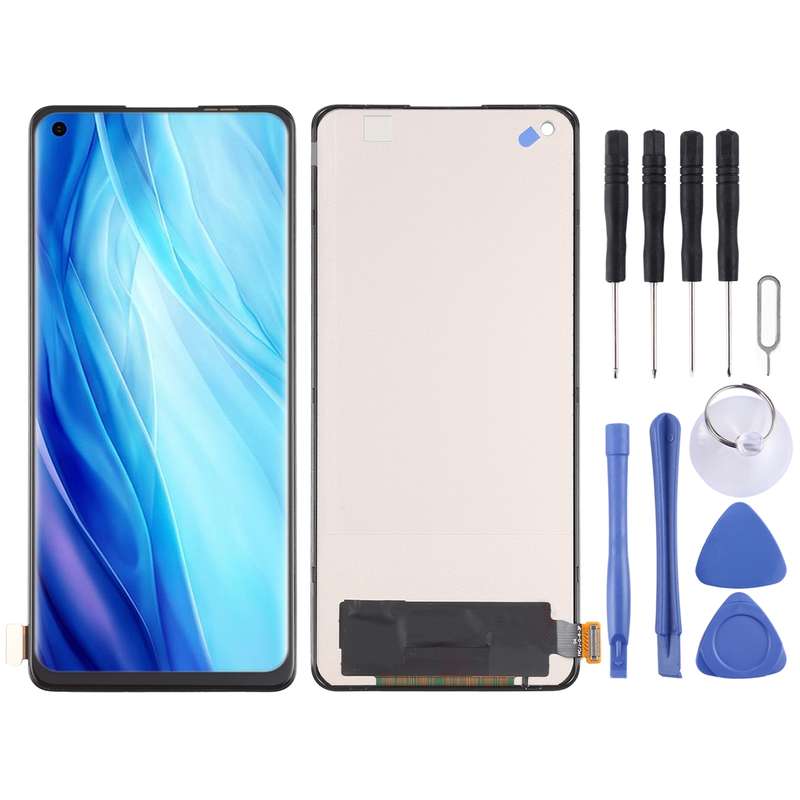 TFT Material LCD Screen and Digitizer Full Assembly for OPPO Reno3 Pro 5G / Reno4 Pro / OnePlus 8 /