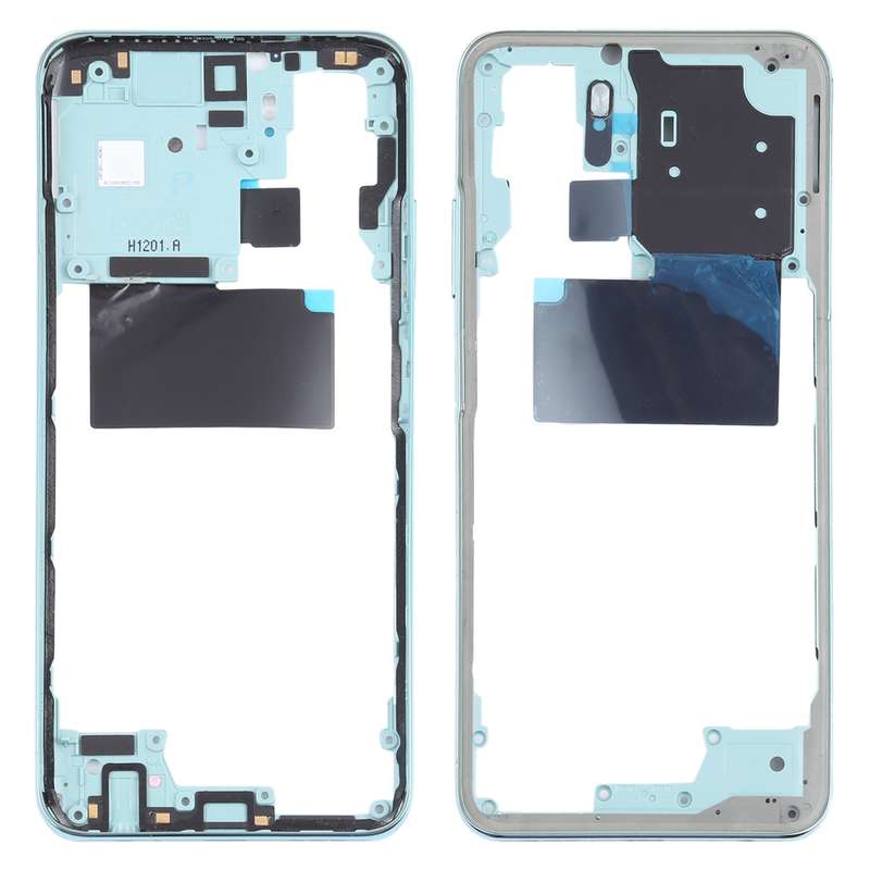 Middle Frame Bezel Plate for Xiaomi Redmi Note 10 M2101K7AI M2101K7AG(Black)