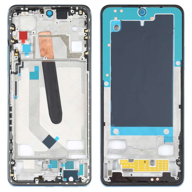 Original Front Housing LCD Frame Bezel Plate for Xiaomi Poco F3 M2012K11AG (White)