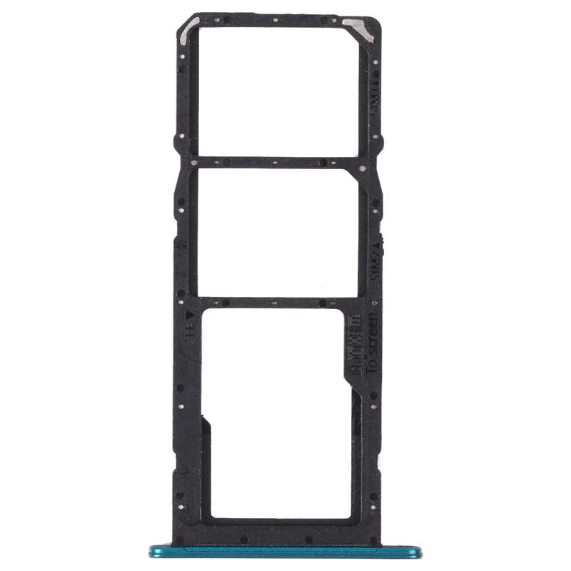 SIM Card Tray + SIM Card Tray + Micro SD Card Tray for Huawei Enjoy 20 SE 4G(Green)