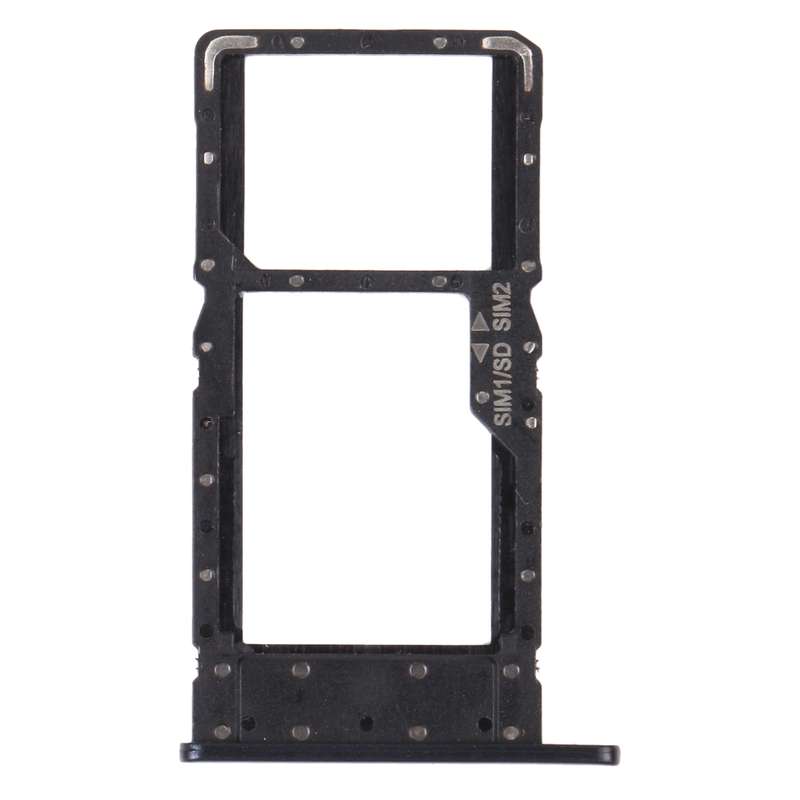 SIM Card Tray + SIM Card Tray / Micro SD Card Tray for Huawei Maimang 9 (Black)
