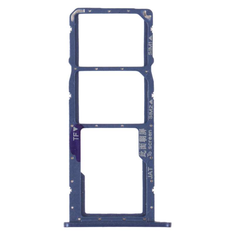 SIM Card Tray + SIM Card Tray + Micro SD Card Tray for Honor 8A 2020 (Purple)