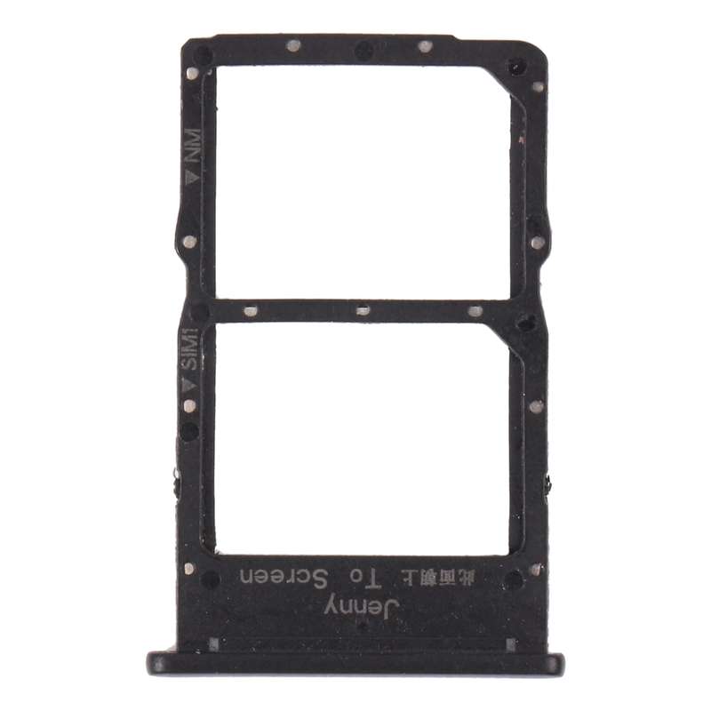 SIM Card Tray + NM Card Tray for Huawei Nova 7i (Silver)