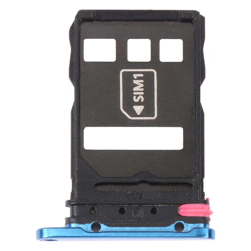SIM Card Tray + NM Card Tray for Huawei P40 Pro (Silver)
