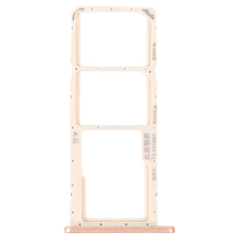 SIM Card Tray + SIM Card Tray + Micro SD Card Tray for Huawei Enjoy 9e (Blue)